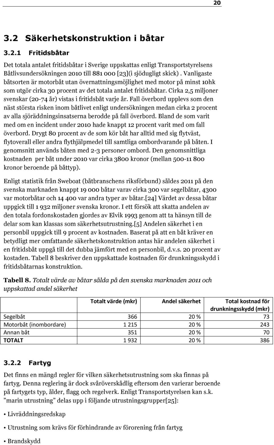 Cirka 2,5 miljoner svenskar (20-74 år) vistas i fritidsbåt varje år.