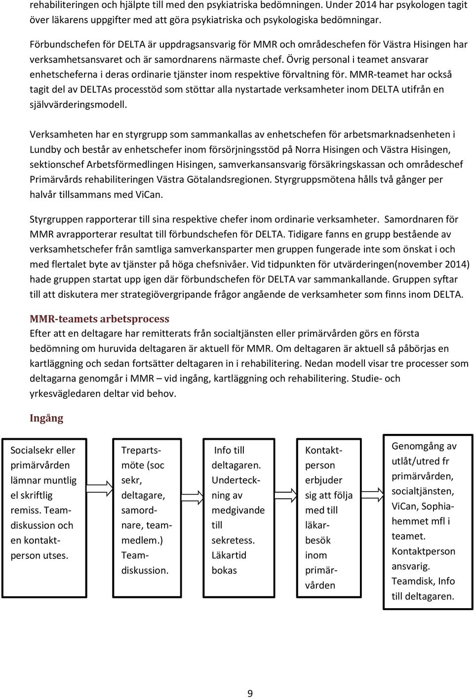 Övrig personal i teamet ansvarar enhetscheferna i deras ordinarie tjänster inom respektive förvaltning för.