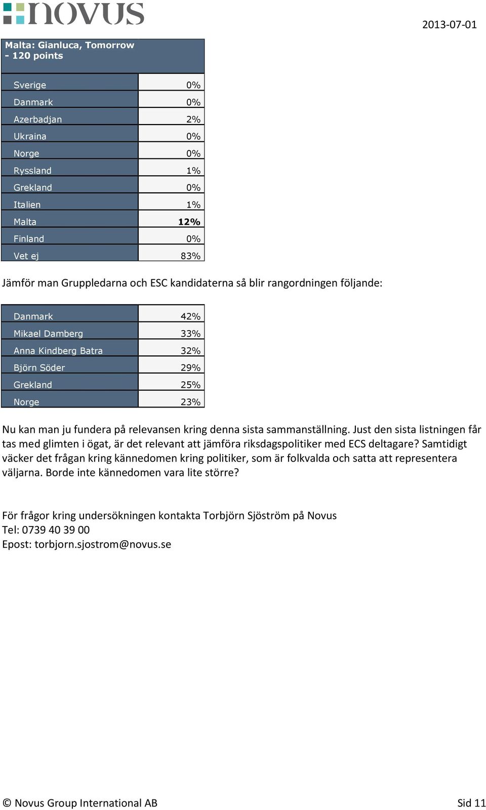 Just den sista listningen får tas med glimten i ögat, är det relevant att jämföra riksdagspolitiker med ECS deltagare?