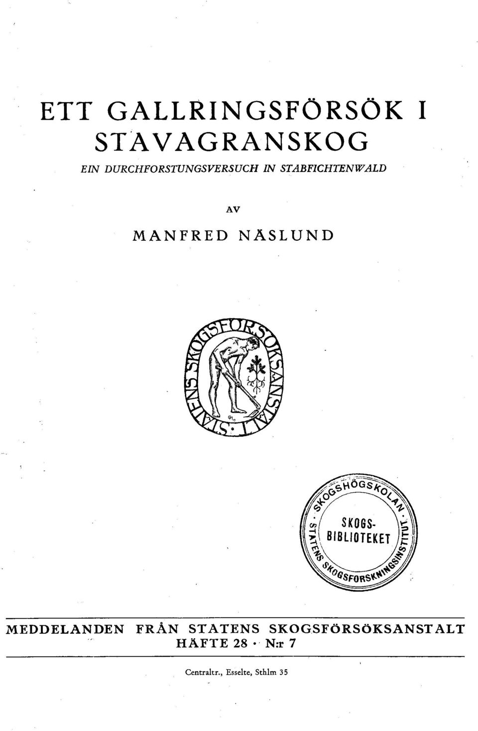 MANFRED NASLUND MEDDELANDEN FRÅN ST ATENS