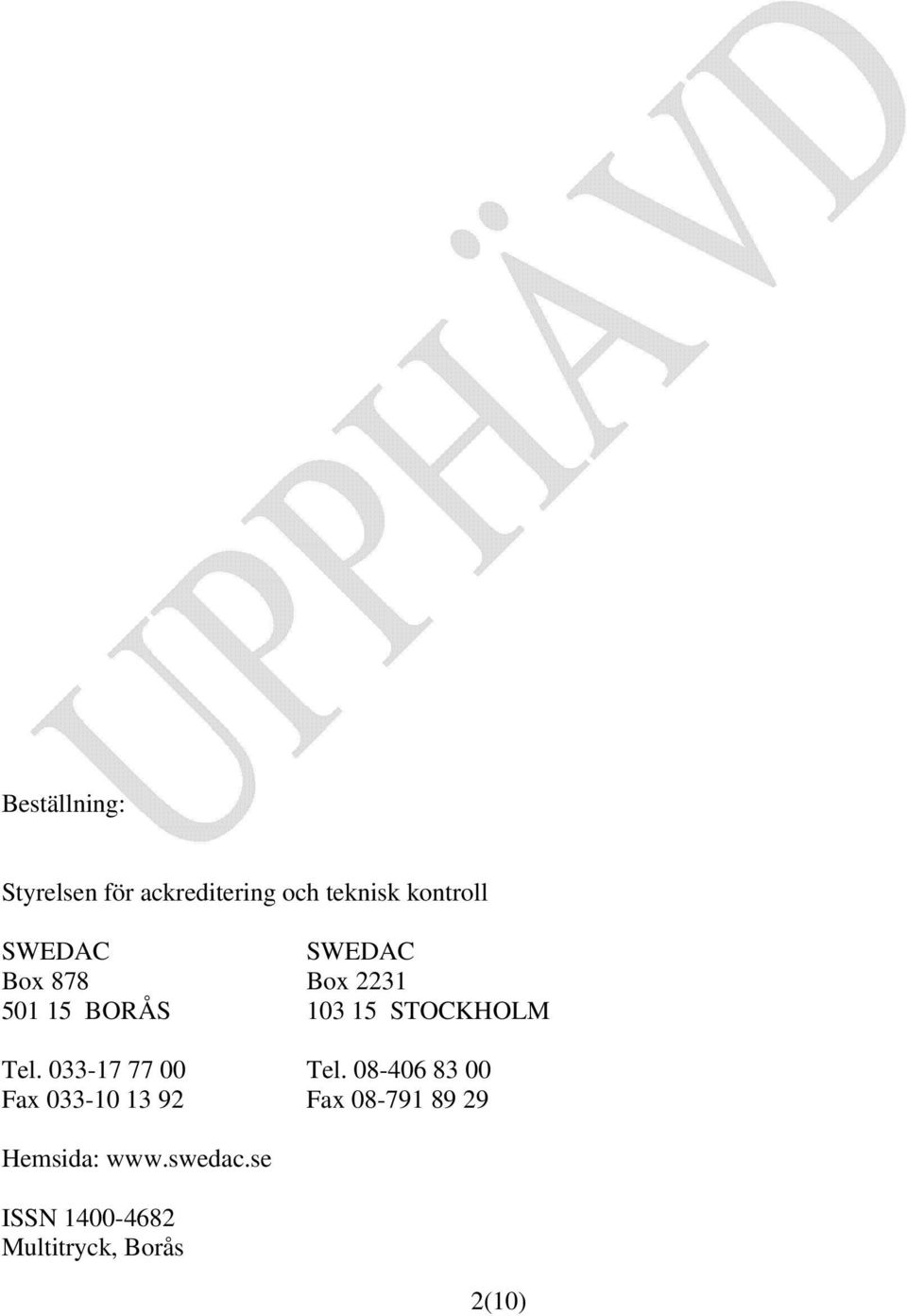 Tel. 033-17 77 00 Tel.