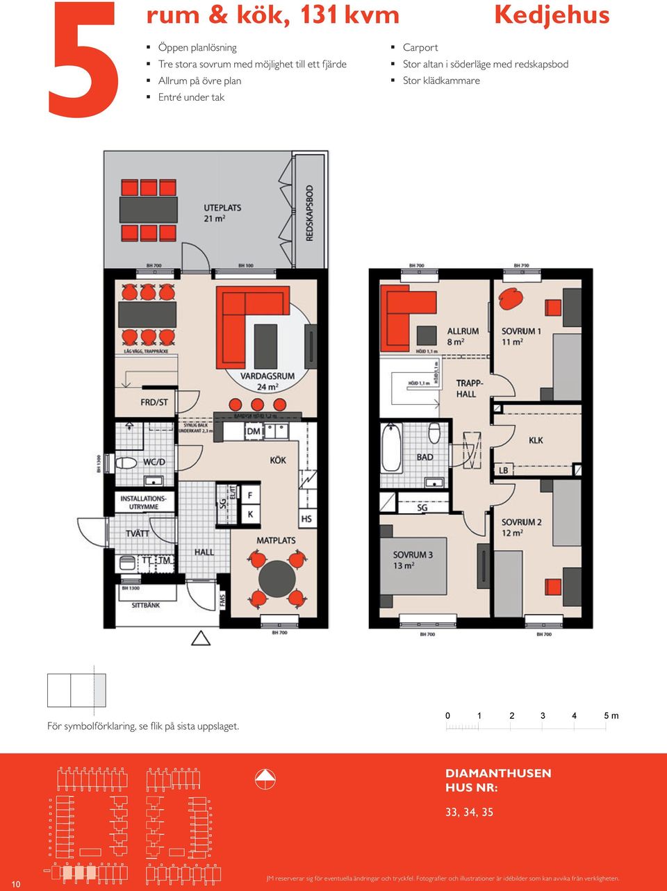 1 2 3 4 5 m skala 1:100 10 våning 4 tr våning 3 tr våning 2 tr våning 1 tr entrévåning källarvåning västra TR1 TR2 N våning 4 tr våning 3 tr våning 2 tr LGH NR: våning 1 trappa JM reserverar sig för