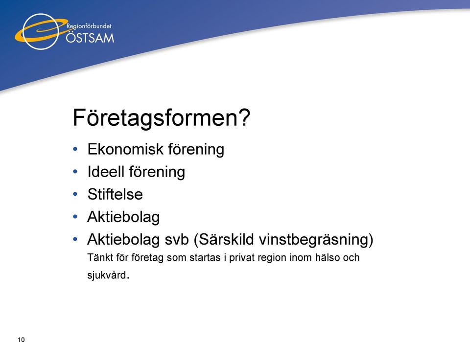 Aktiebolag Aktiebolag svb (Särskild