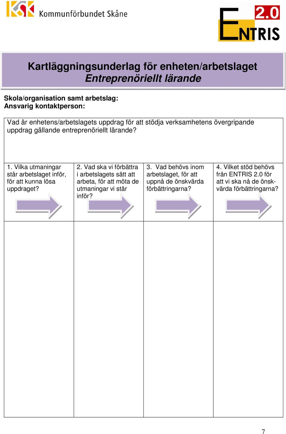 Vilka utmaningar står arbetslaget inför, för att kunna lösa uppdraget? 2.