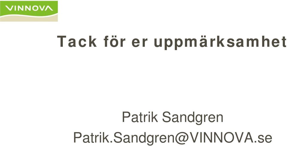 Patrik Sandgren