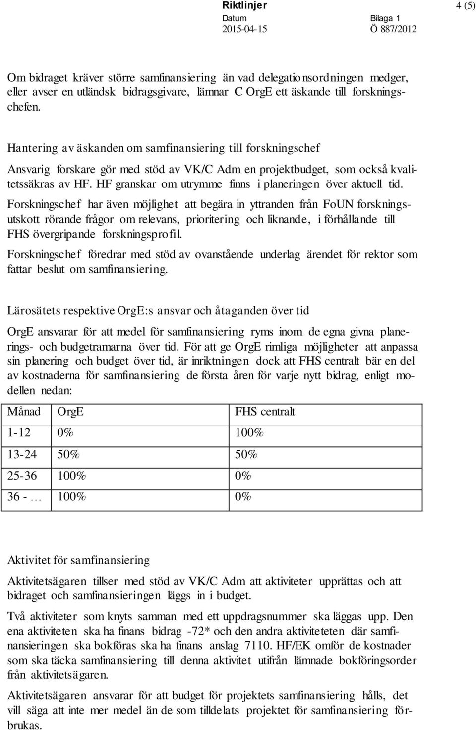 HF granskar om utrymme finns i planeringen över aktuell tid.