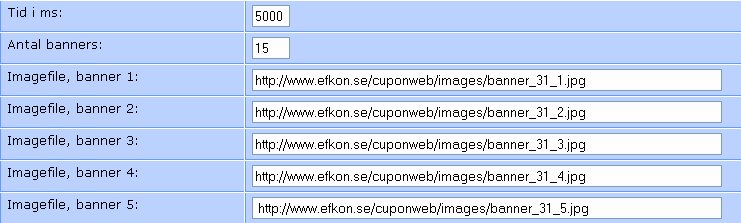 Planering av egen cup : Anmälningsfasen Sid 28 Till Kolumn 1 samt Kolumn 3 ska man ange bredden på logofilen samt länken till bilden.