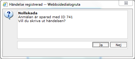 16 Ange skadade kroppsdelar genom att dubbelklicka på en eller flera kroppsdelar och flytta dem till kolumnen till höger och därmed till anmälan.