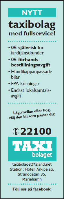 LUMPARLANDS KOMMUNS INFOBLAD SIDA 9 LUMPARLANDS KOMMUN Kyrkvägen 26, 22630 LUMPARLAND Tel: 35900 Fax: 35756 Kommunens e-post adress: info@lumparland.