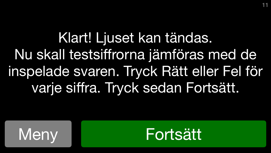 MultiBit Syntest Testet är klart Tänd