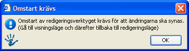 Språk: Här kan man välja att byta språk i redigeringsläget till engelska, svenska eller norska.