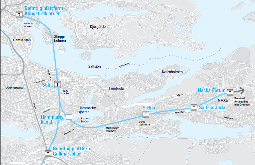 Utbyggnad till Gullmarsplan