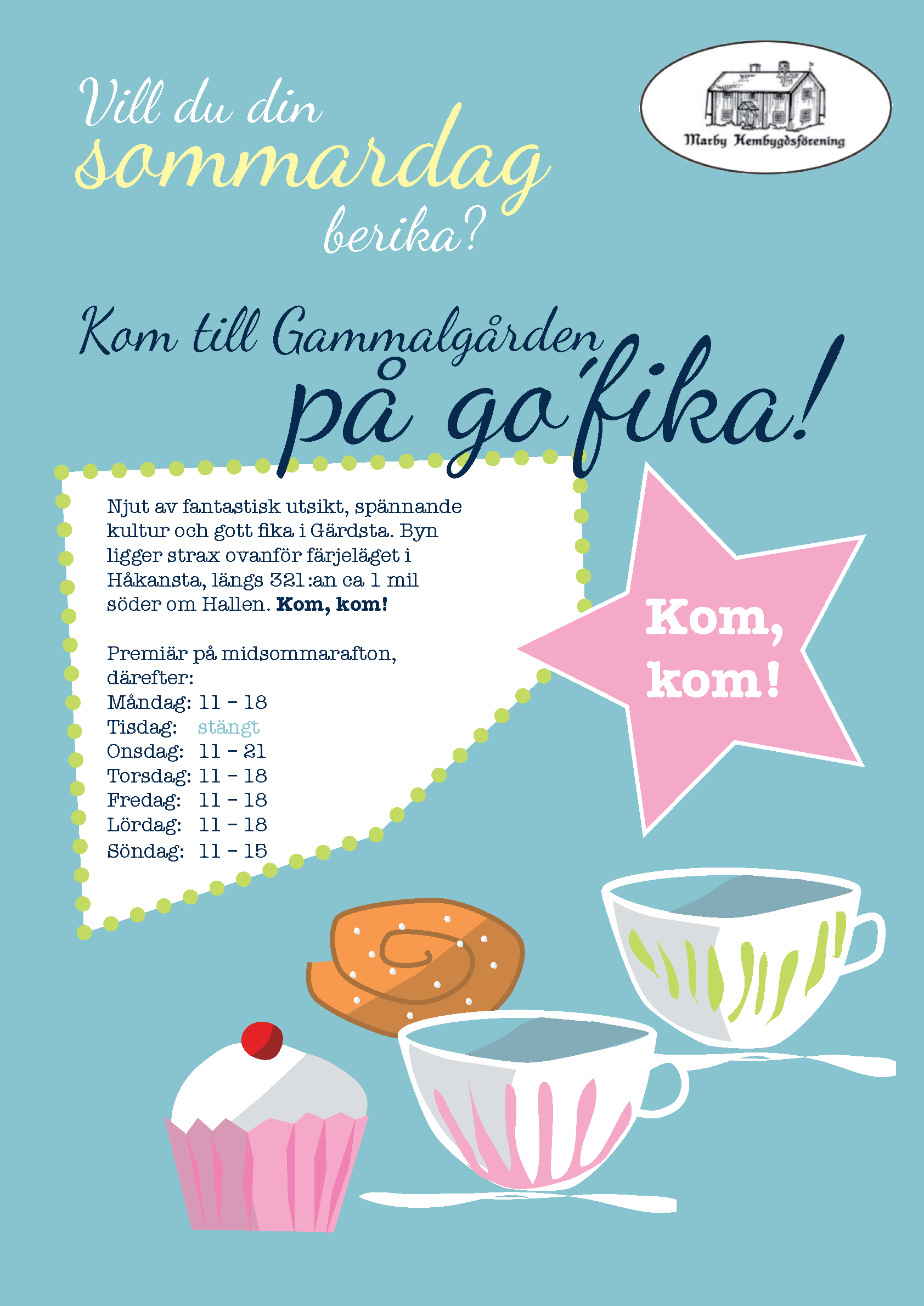 3 augusti Fredag 10.00 Höglekardalens Semesterby Guidad vandring. (Vid bra väderförhållande.) Anmälan i receptionen. För info ring 0643-32027. 18.