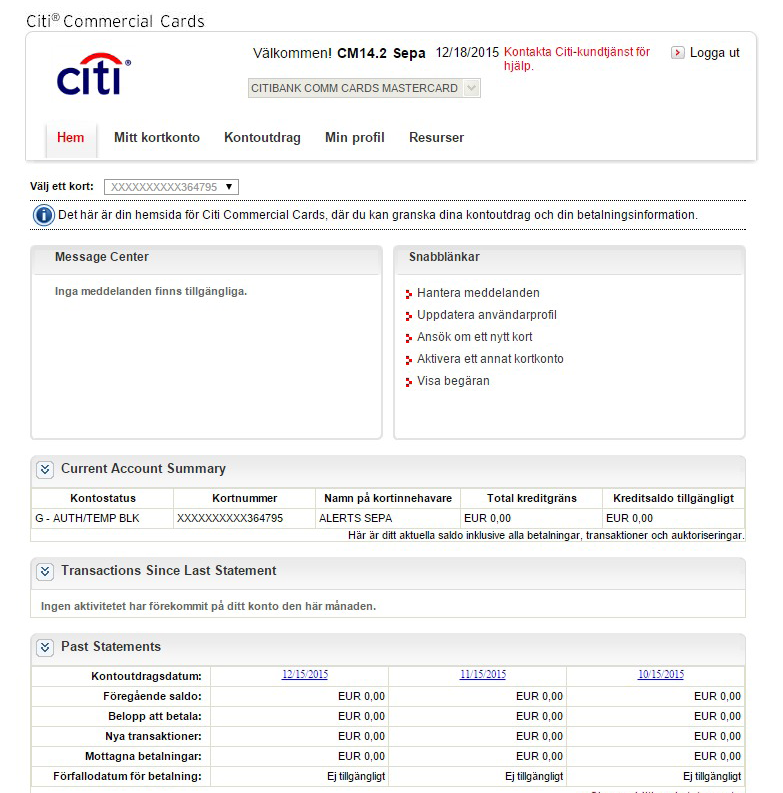 CitiManager Snabbstartsguide för kortinnehavare Visa ofakturerade transaktioner 18 Visa ofakturerade transaktioner Viktiga principer I CitiManager kan du visa alla genomförda transaktioner.