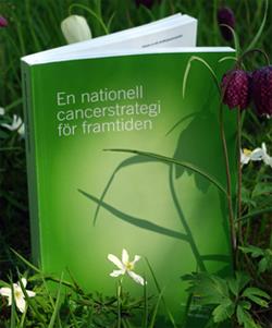 En nationell strategi 2009:11 Minska risken för insjuknande i cancer Förbättra omhändertagandet Förlänga överlevnadstid och förbättra livskvalitet