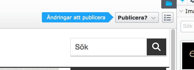 För att redigera i textblocket klickar du på ordet redigera i den svarta menyn.