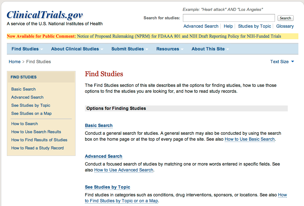 ClinicalTrials.