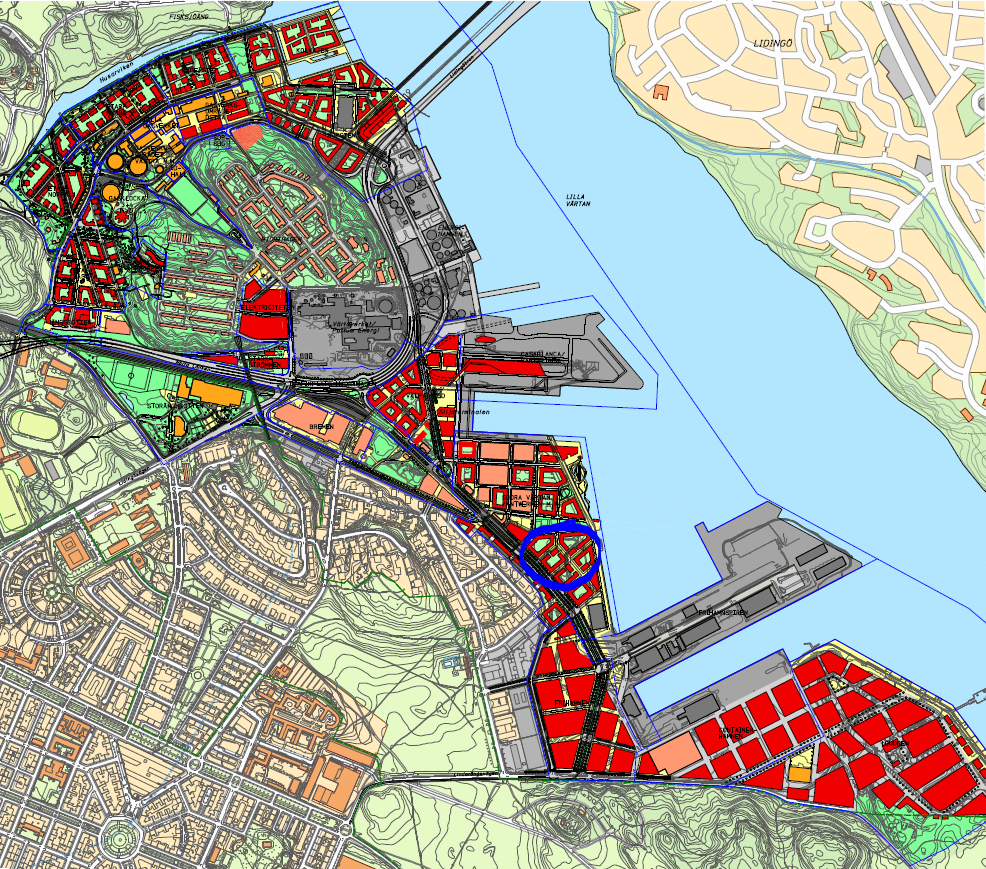 Exploateringskontoret Sida 2 (13) Sammanfattning Kontoret föreslår att mark för ca 640 bostäder anvisas till elva exploatörer i Södra Värtan, ett delområde inom stadsutvecklingsområdet Norra