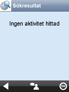 11. Sök aktivitet Ibland behöver man hitta aktiviteter längre bort i tiden, t ex när klippte jag mig senast? eller när ska jag till tandläkaren?