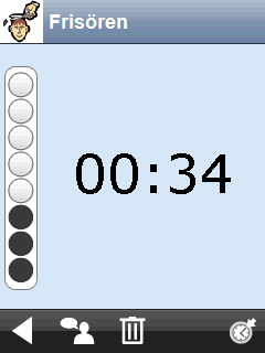 12.1.1 Spara tidmätning När tidmätningen har stoppats och man trycker på Nästa får man möjlighet att spara den uppmätta tiden i en tidbok.