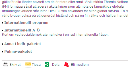 fram den mapp du vill visa på sidan. Klicka på en fil i mappen för att få fram en sökväg, till exempel /Global/Personal.