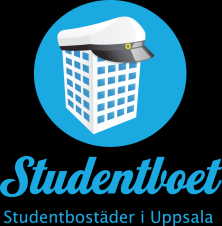 Uppsala 2016-10-03 Verksamhetsberättelse för Studentboet höstterminen 2015 vårterminen 2016 Bakgrund Studentboets verksamhet går ut på att underlätta för studenter att hitta bostad i Uppsala, att