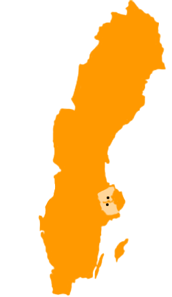 Stort, nära och tryggt I den expansiva Mälardalsregionen med 3 miljoner invånare Västerås Eskilstuna Umeå Stockholm