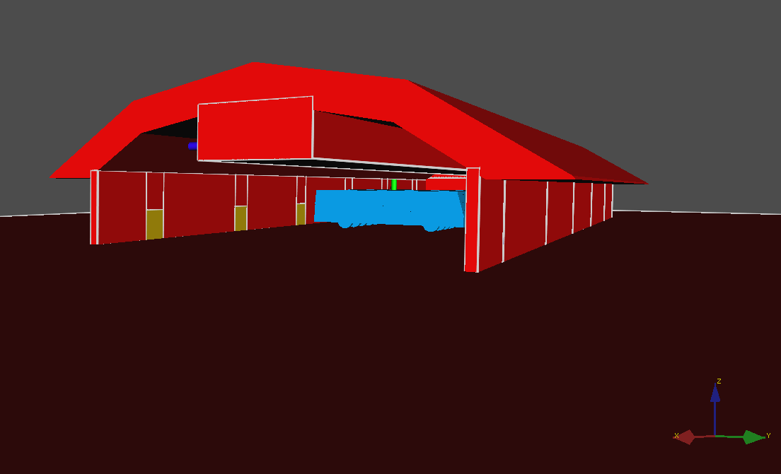 FLACS CFD Simulations of leak and explosion scenarios in a bus terminal Report Ref. No.: GexCon-13-F40876-RA-1 Rev.: 02 Date: 07.03.2013 Page 6 of 43 Figure 1.