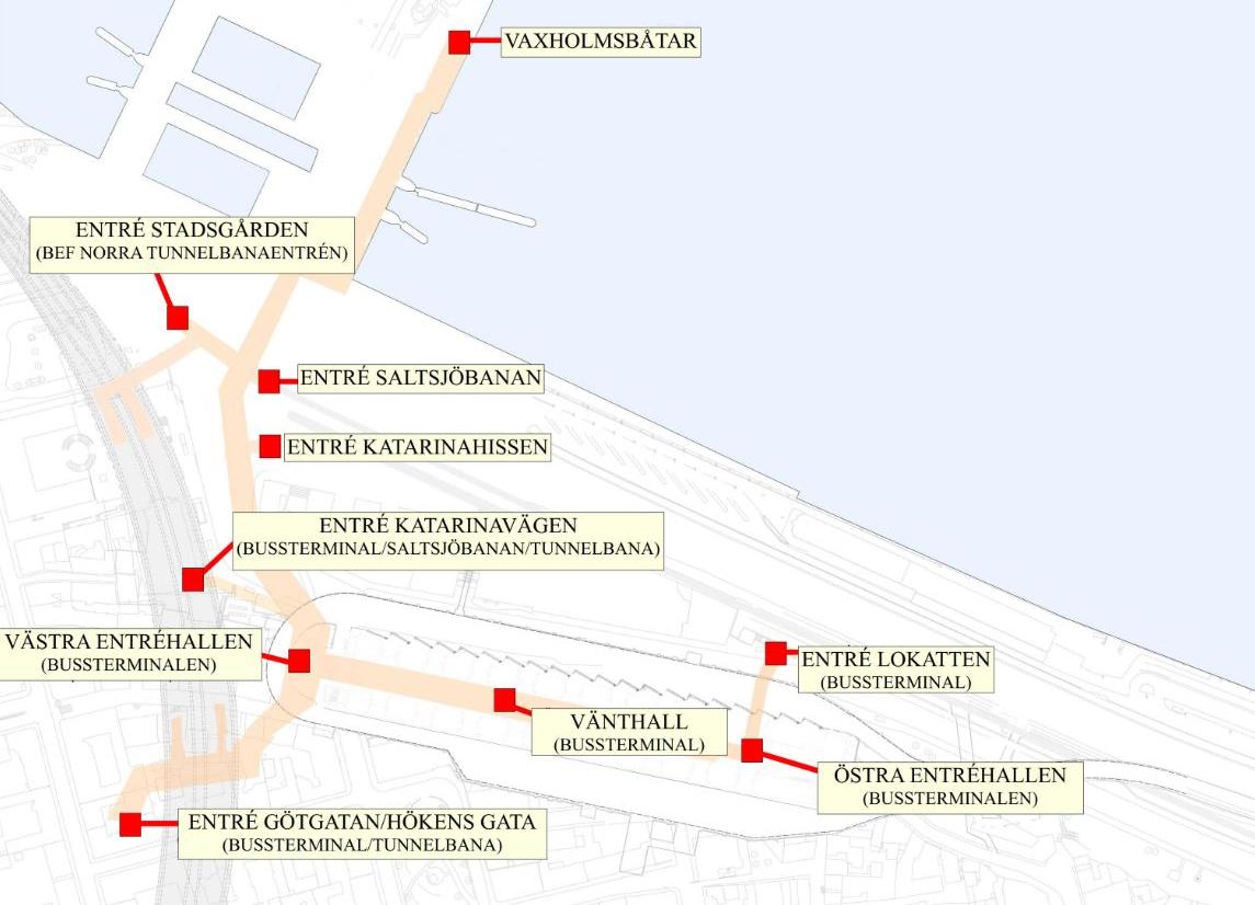 Riskbedömning som underlag för MKB Bussterminal för Nacka- och Värmdöbussarna i Katarinaberget - Stockholm Figur 10.