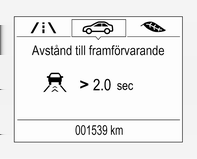 Körning och hantering 155 Föraren måste alltid ha full uppsikt under körning. Föraren måste alltid vara beredd att vidta åtgärder och bromsa.