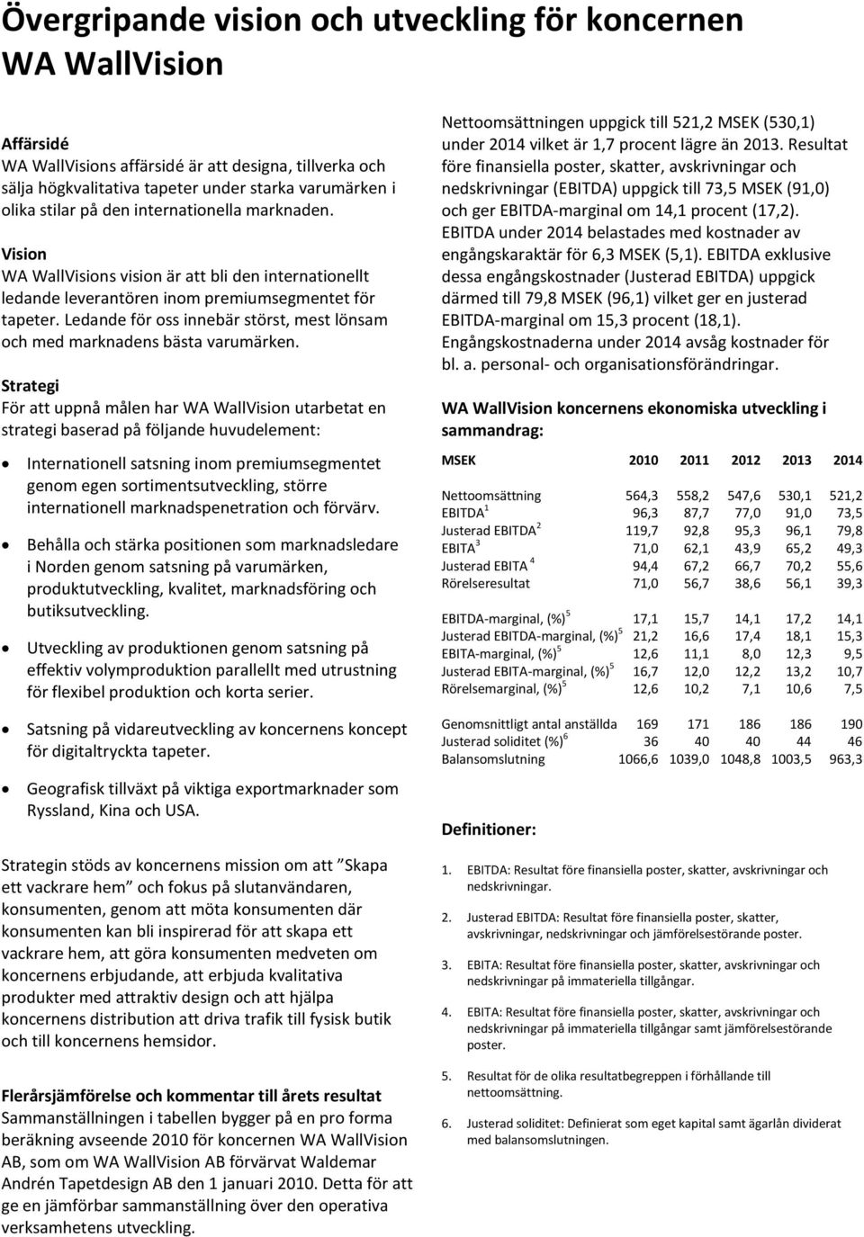 Ledande för oss innebär störst, mest lönsam och med marknadens bästa varumärken.