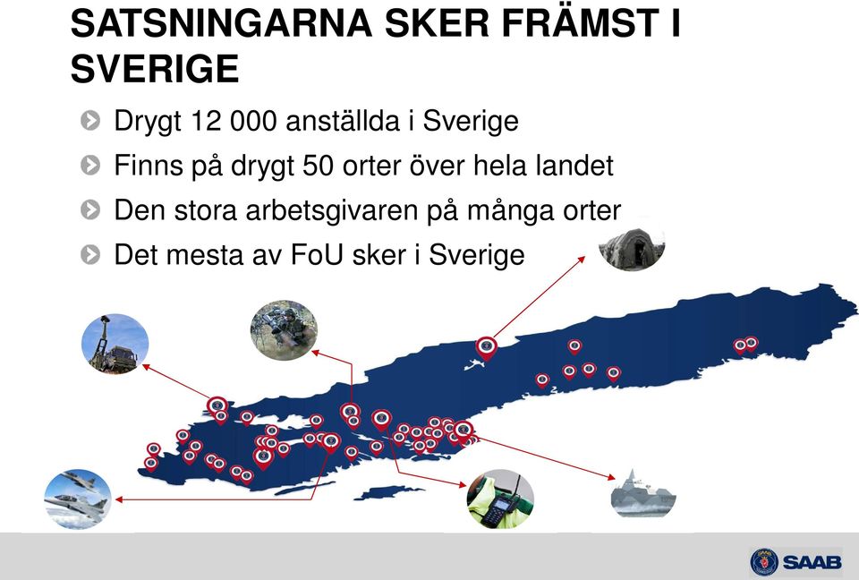 orter över hela landet Den stora