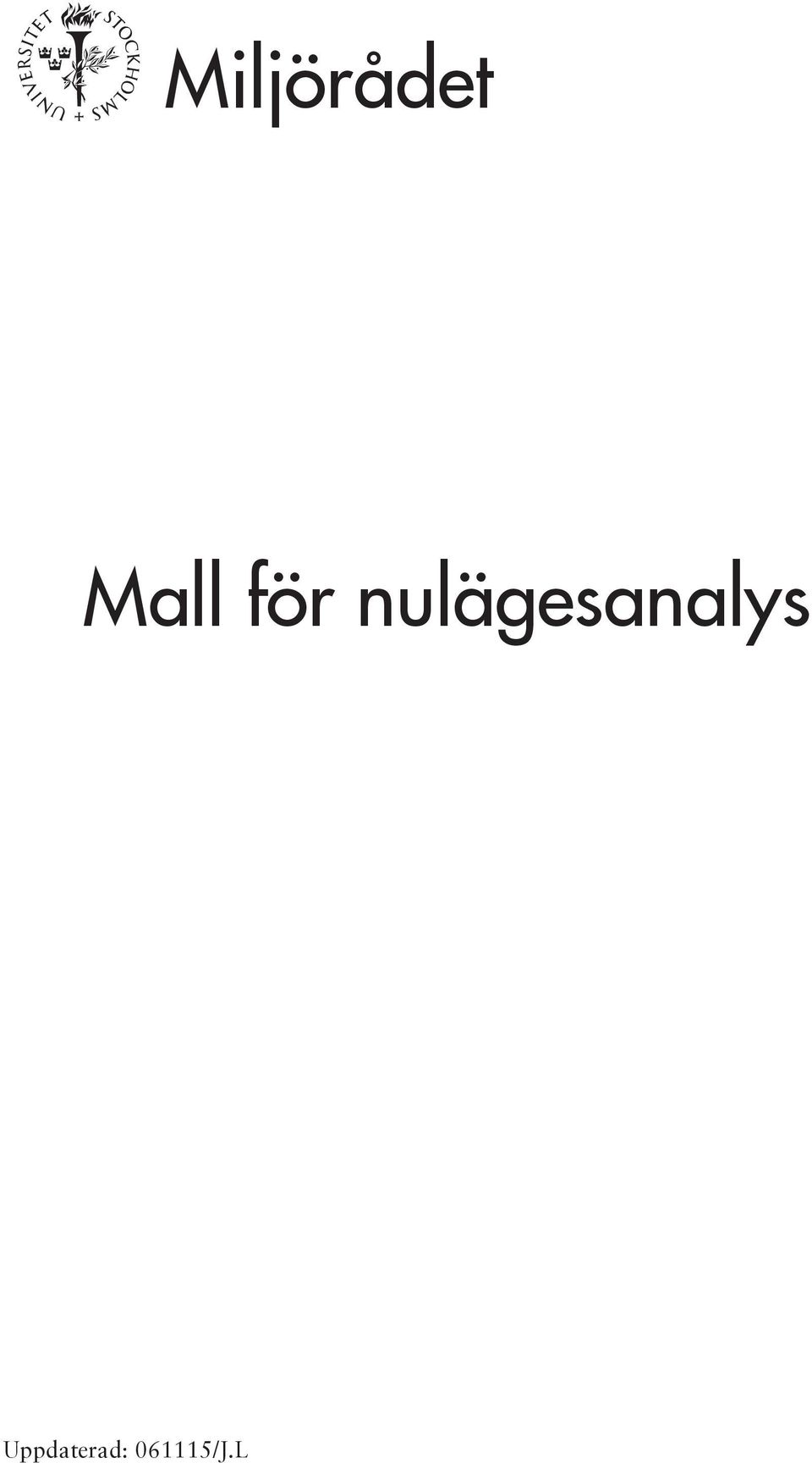 nulägesanalys