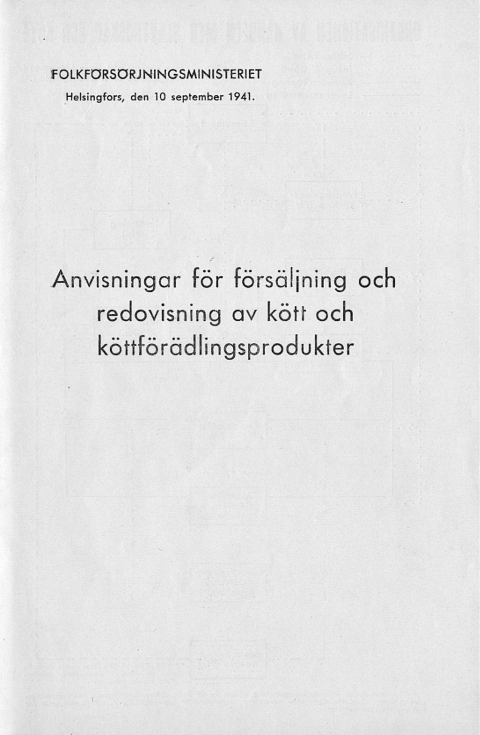 Anvisningar för försäljning och