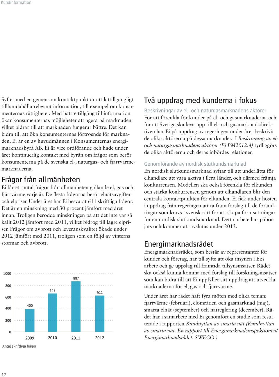 Det kan bidra till att öka konsumenternas förtroende för marknaden. Ei är en av huvudmännen i Konsumenternas energimarknadsbyrå AB.