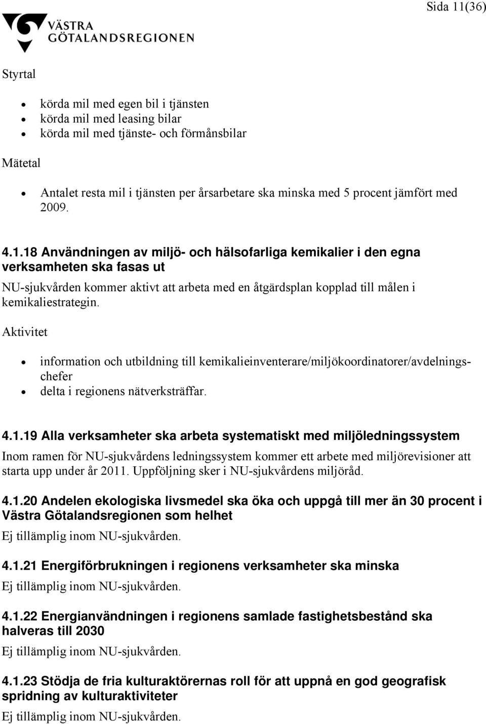 18 Användningen av miljö- och hälsofarliga kemikalier i den egna verksamheten ska fasas ut NU-sjukvården kommer aktivt att arbeta med en åtgärdsplan kopplad till målen i kemikaliestrategin.