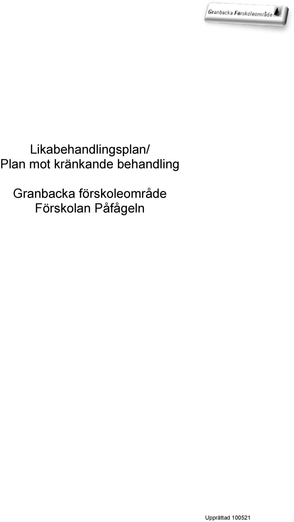 Granbacka förskoleområde