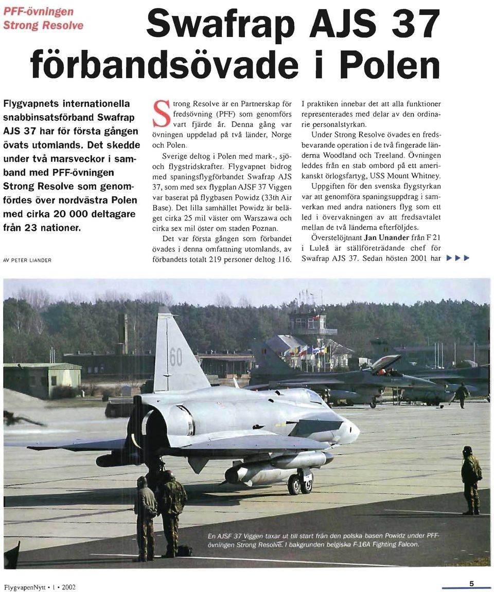 AV PETER liander Strong Resolve är en Partnerskap för fredsövning (PFF) som genomförs vart fjärde år.