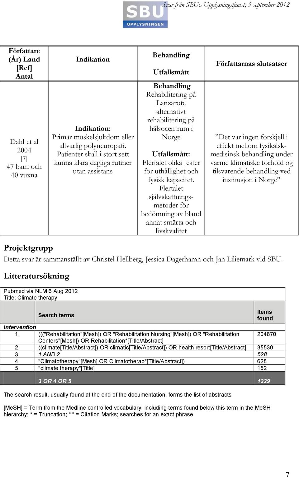 för uthållighet och fysisk kapacitet.