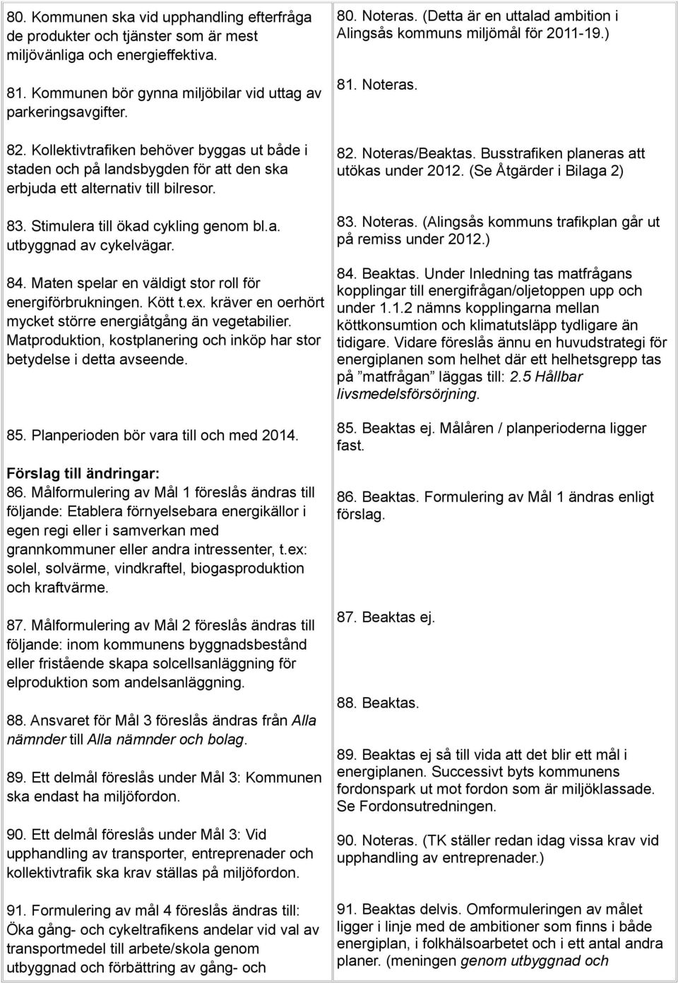 Maten spelar en väldigt stor roll för energiförbrukningen. Kött t.ex. kräver en oerhört mycket större energiåtgång än vegetabilier.