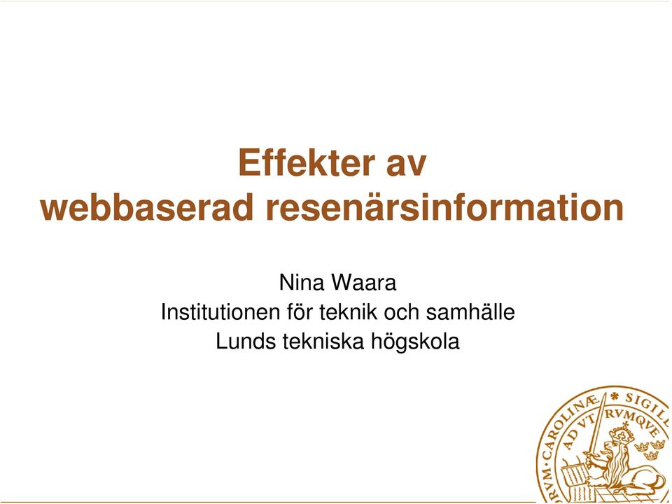 Waara Institutionen för