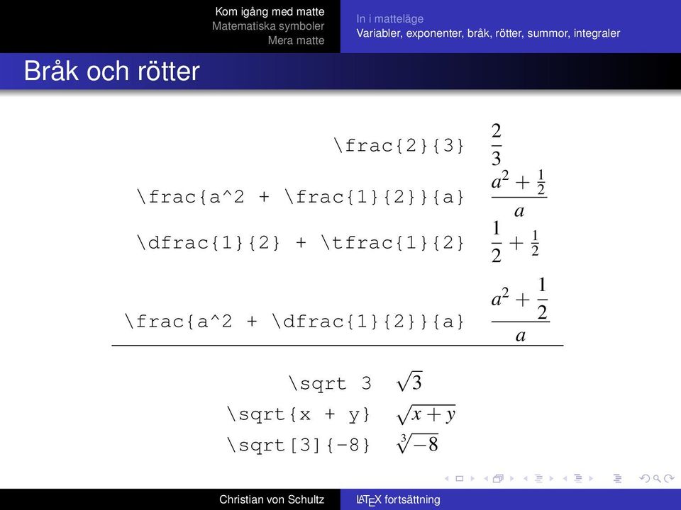 \frac{a^2 + \dfrac{1}{2}}{a} 2 3 a 2 + 1 2 a 1 2