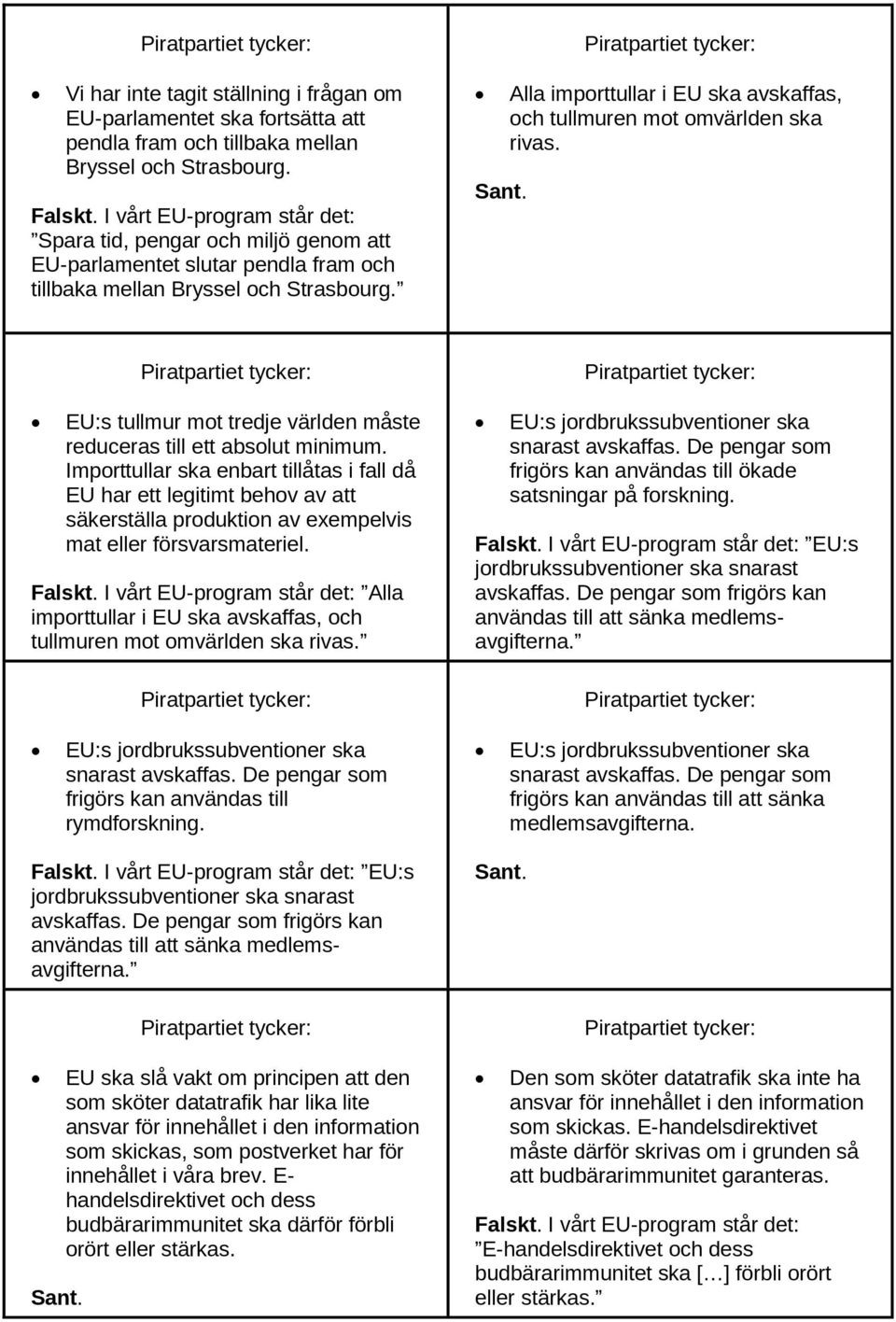 EU:s tullmur mot tredje världen måste reduceras till ett absolut minimum.