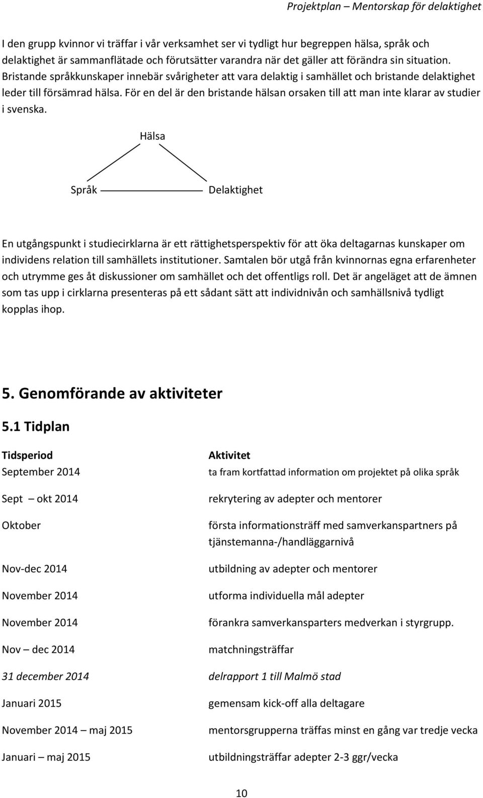 För en del är den bristande hälsan orsaken till att man inte klarar av studier i svenska.