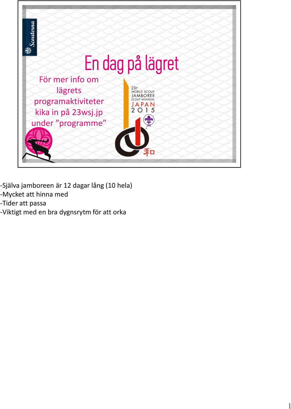 hinna med -Tider att passa