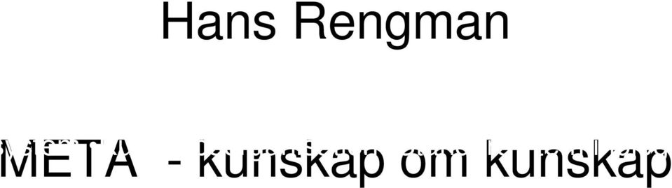 Kunskapsorganisation Standard