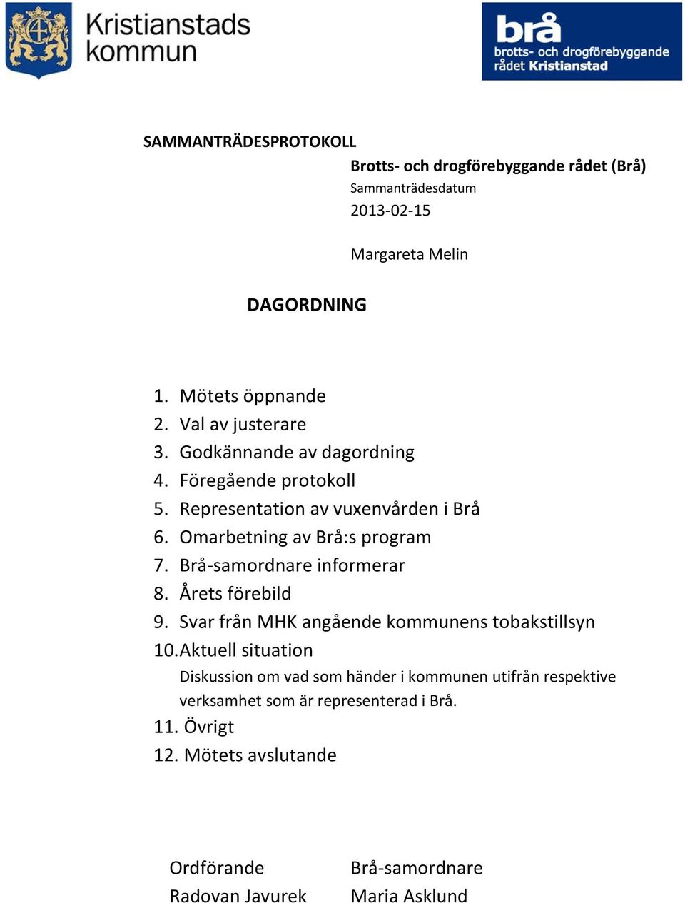 Svar från MHK angående kommunens tobakstillsyn 10.