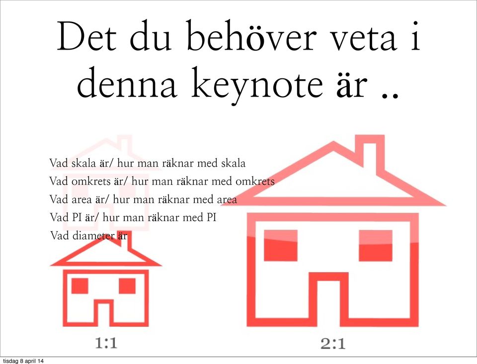 omkrets är/ hur man räknar med omkrets Vad area är/