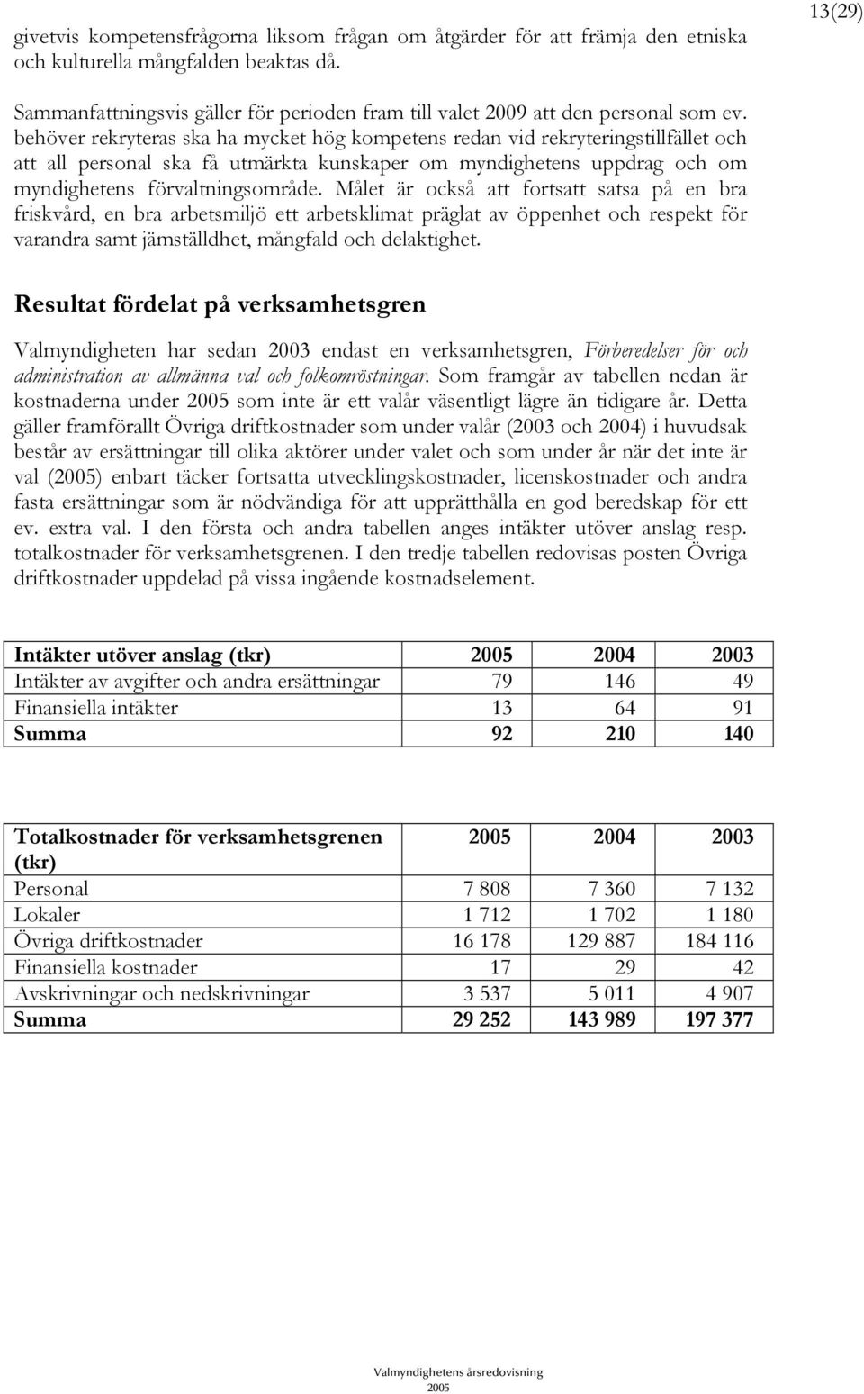 behöver rekryteras ska ha mycket hög kompetens redan vid rekryteringstillfället och att all personal ska få utmärkta kunskaper om myndighetens uppdrag och om myndighetens förvaltningsområde.