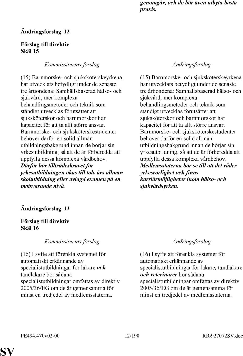 ständigt utvecklas förutsätter att sjuksköterskor och barnmorskor har kapacitet för att ta allt större ansvar.